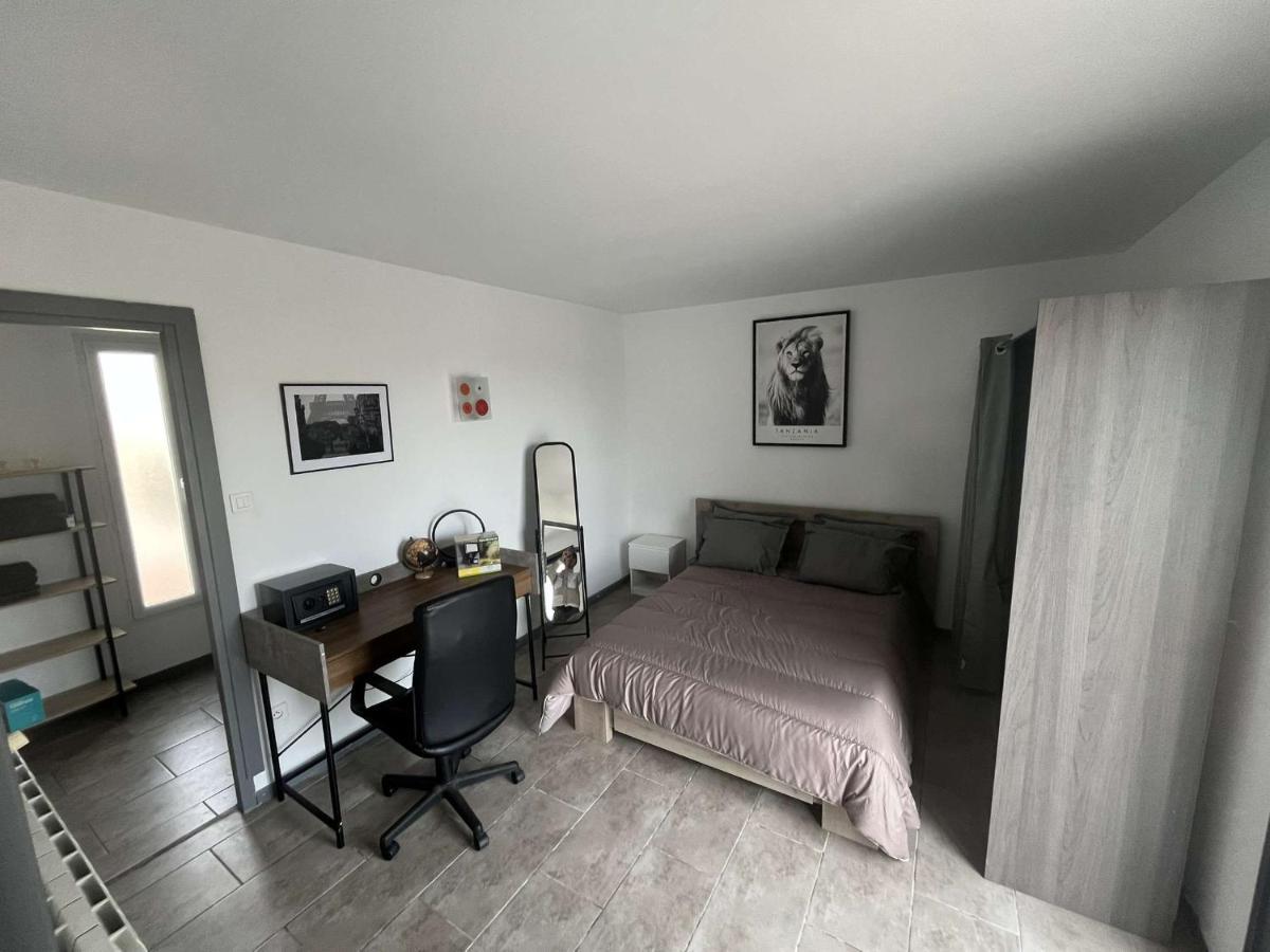 Superbe Appartement Avec Piscine Et Spa Privatif Villeneuve-les-Beziers ภายนอก รูปภาพ